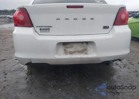 2012 Dodge Avenger Se из США, поврежденный, VIN 1C3CDZAB3CN209329